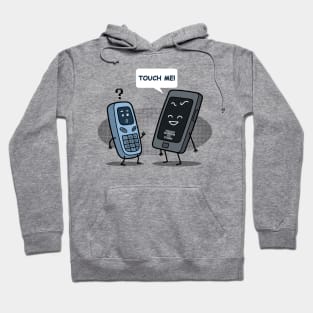 Funny Cute Kawaii New Old Phone Original Funny Cartoon Hoodie